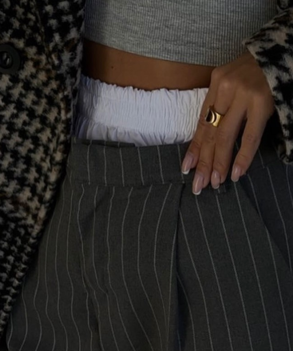 Pinstripe Trousers
