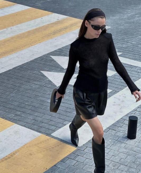 Eco Leather Shorts