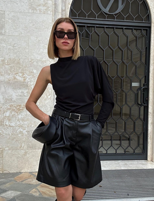 Eco Leather Shorts
