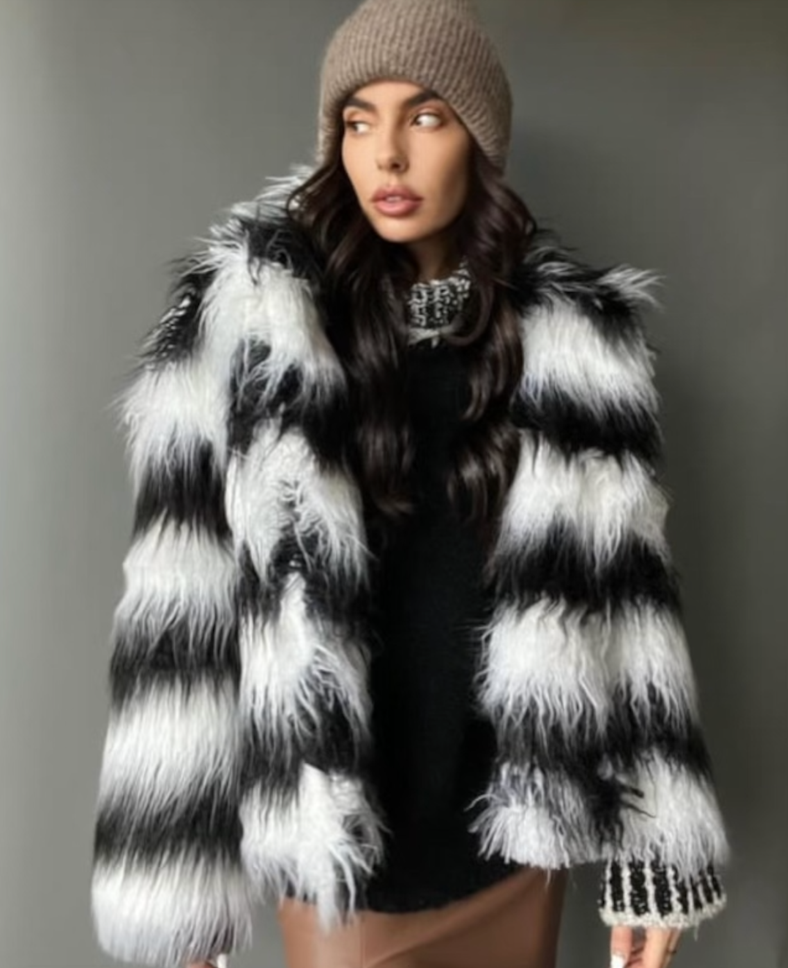 Eco Fur Jacket