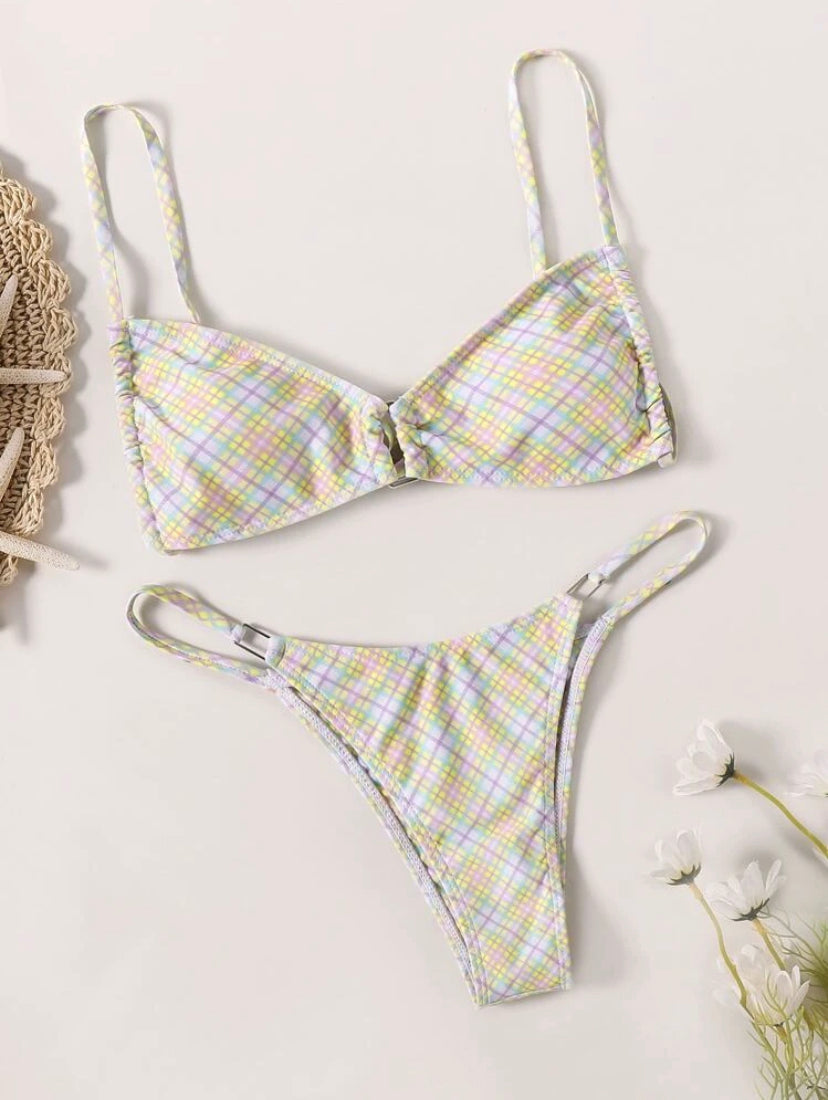 Plaid Bikini
