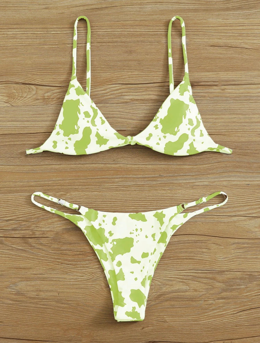 Cow Print Bikini